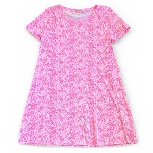 Lilly Pulitzer Cody Short Sleeve Dress Women’s L Pink Shandy Invest A Gator NWT